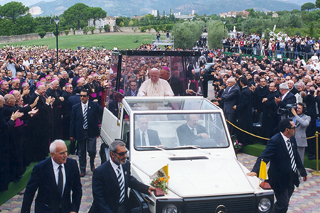 Papa Giovanni Paolo II - Visita a Pontecagnano 1999